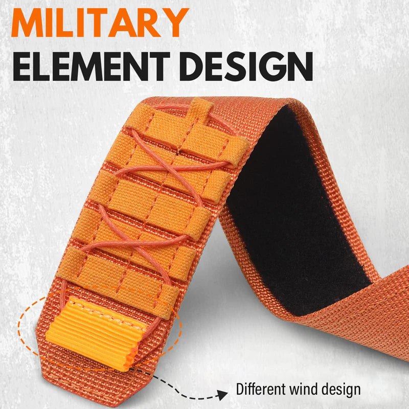 Nylon Canvas Loop Velcro Strap For Apple Watch.