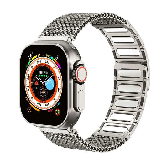Stainless Steel Braided Magnetic Band For Apple Watch.