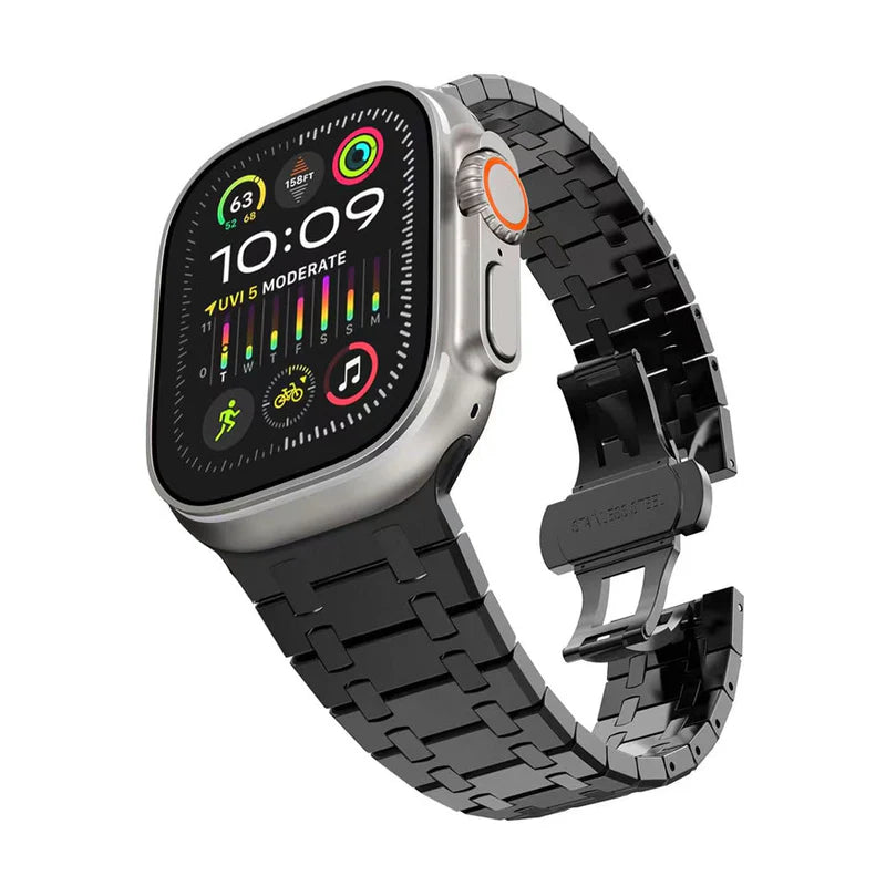 AP Stainless Steel Flashing Band For Apple Watch.