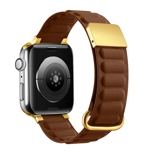 Adjustable Magnetic Leather Band for Apple Watch