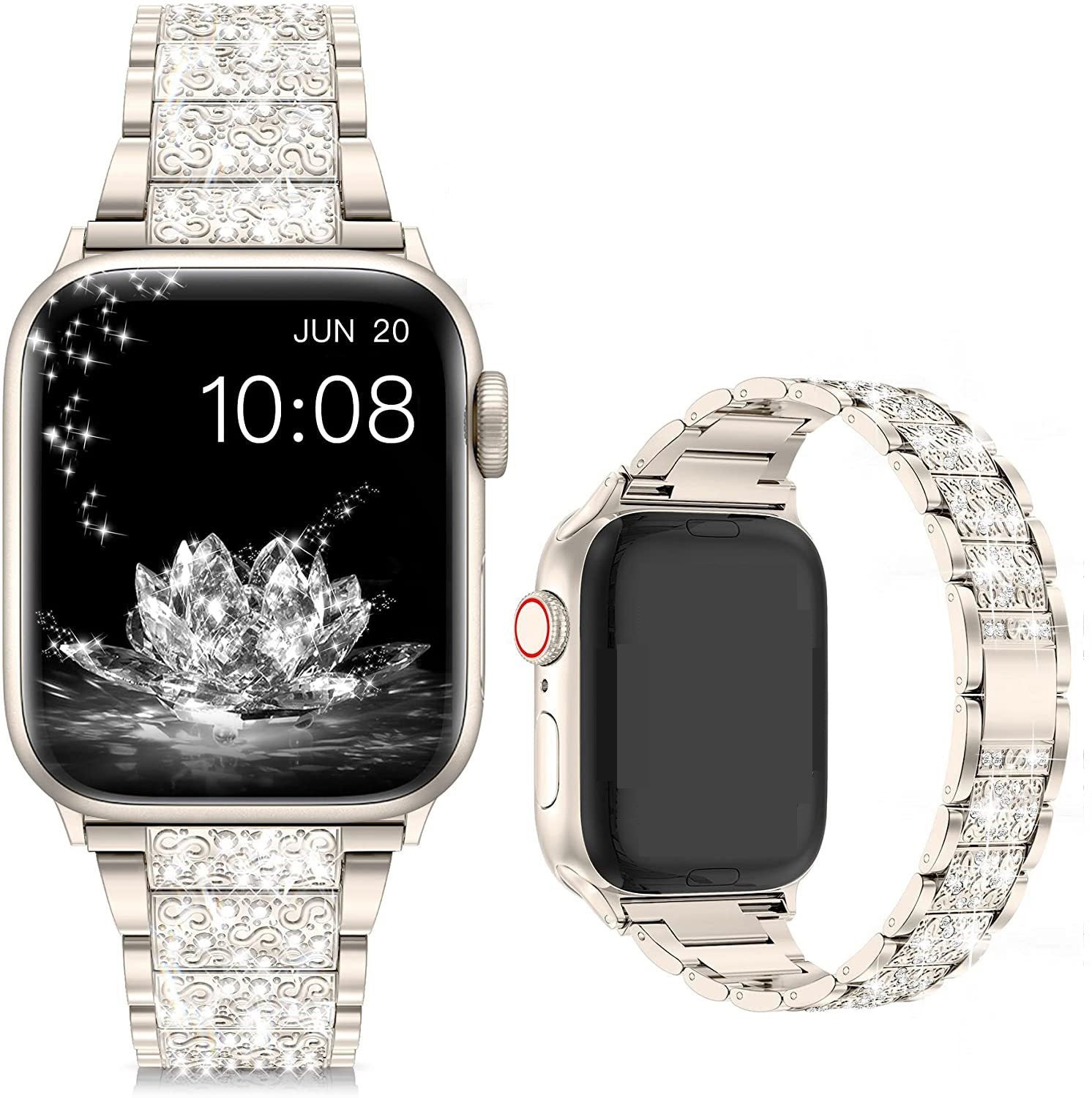 Bling Diamond Metal Band for Apple Watch.