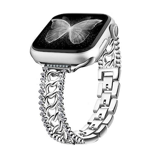 Bling Stainless Steel Band for Apple Watch.