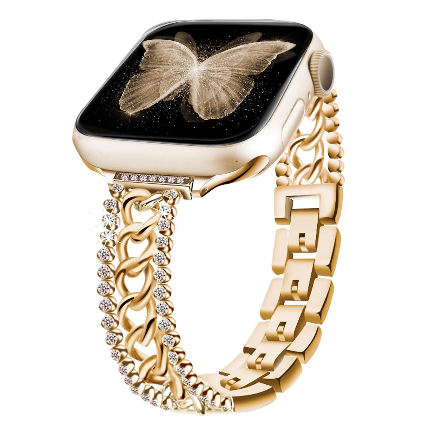Bling Stainless Steel Band for Apple Watch.