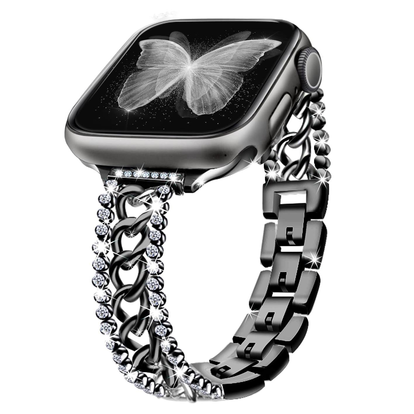 Bling Stainless Steel Band for Apple Watch.
