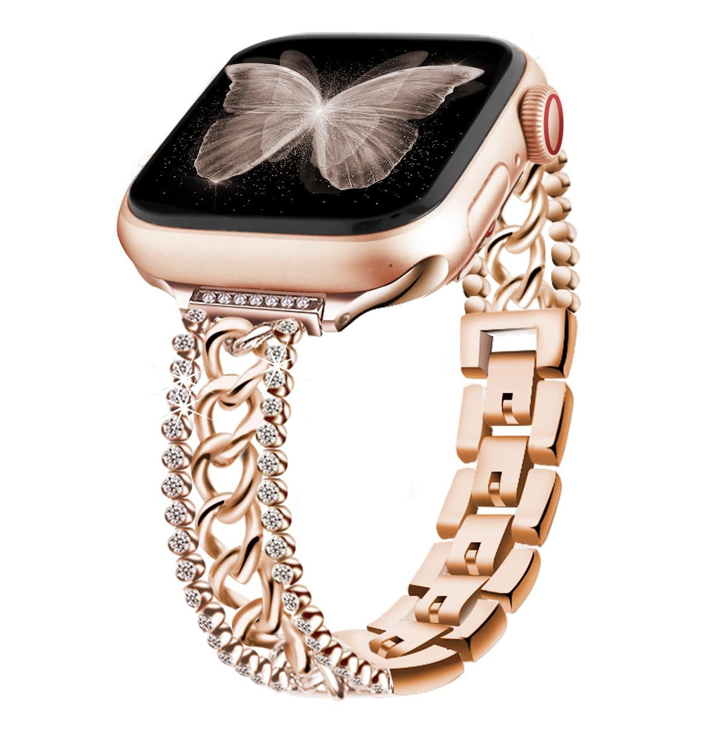 Bling Stainless Steel Band for Apple Watch.