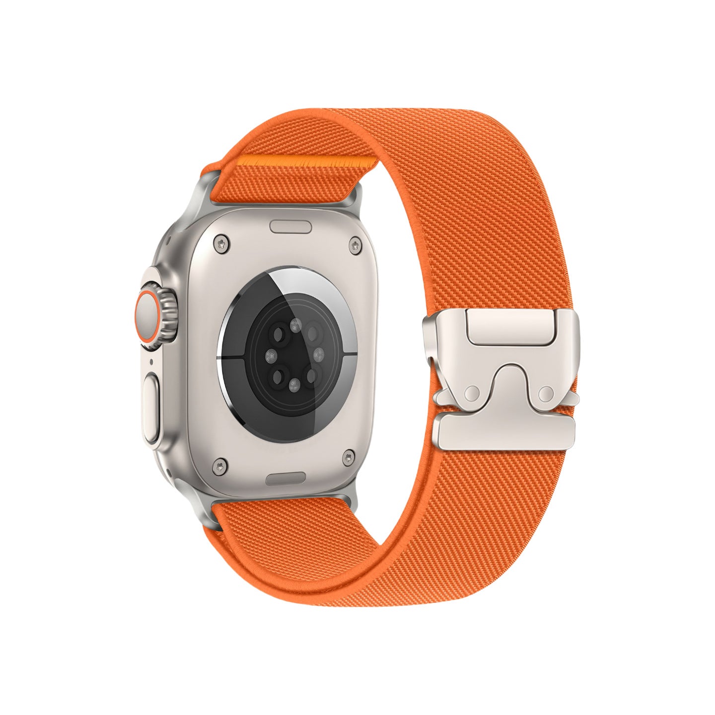 Breathable Elastic Nylon Band with Parachute Clasp for Apple Watch