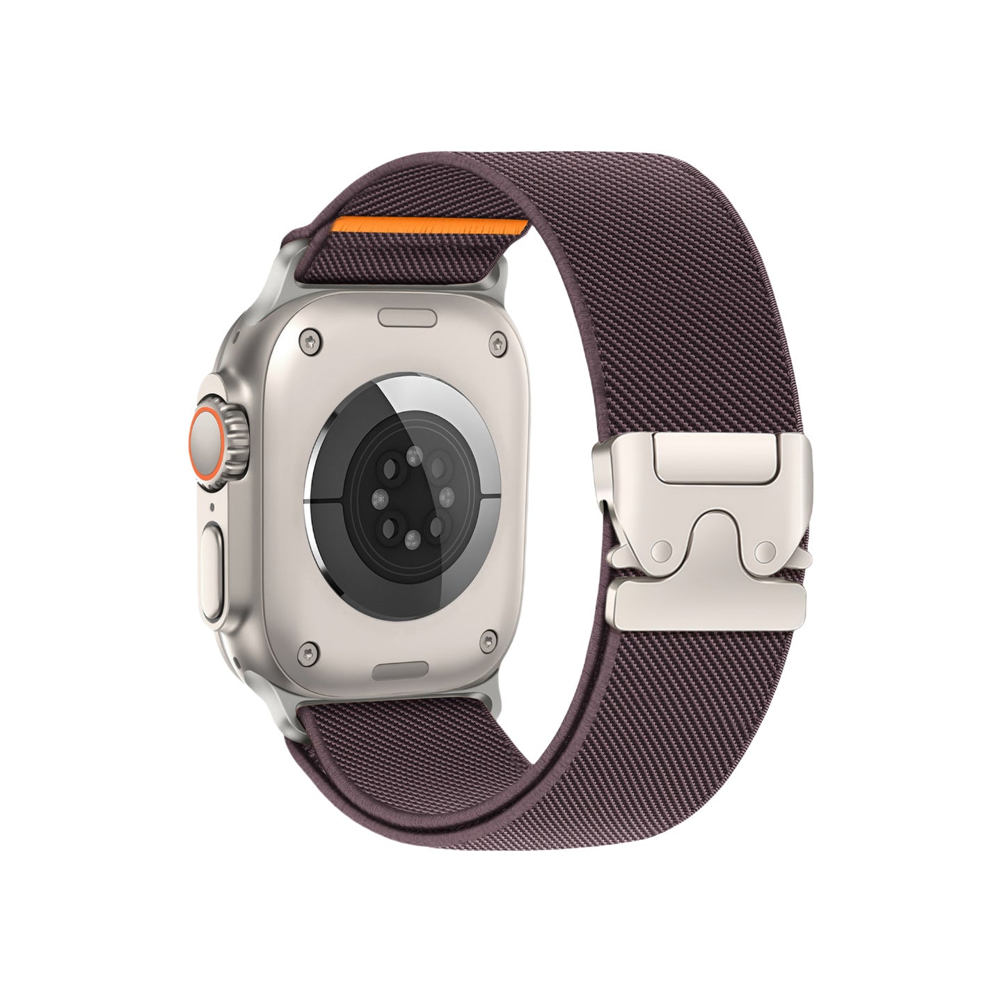Breathable Elastic Nylon Band with Parachute Clasp for Apple Watch