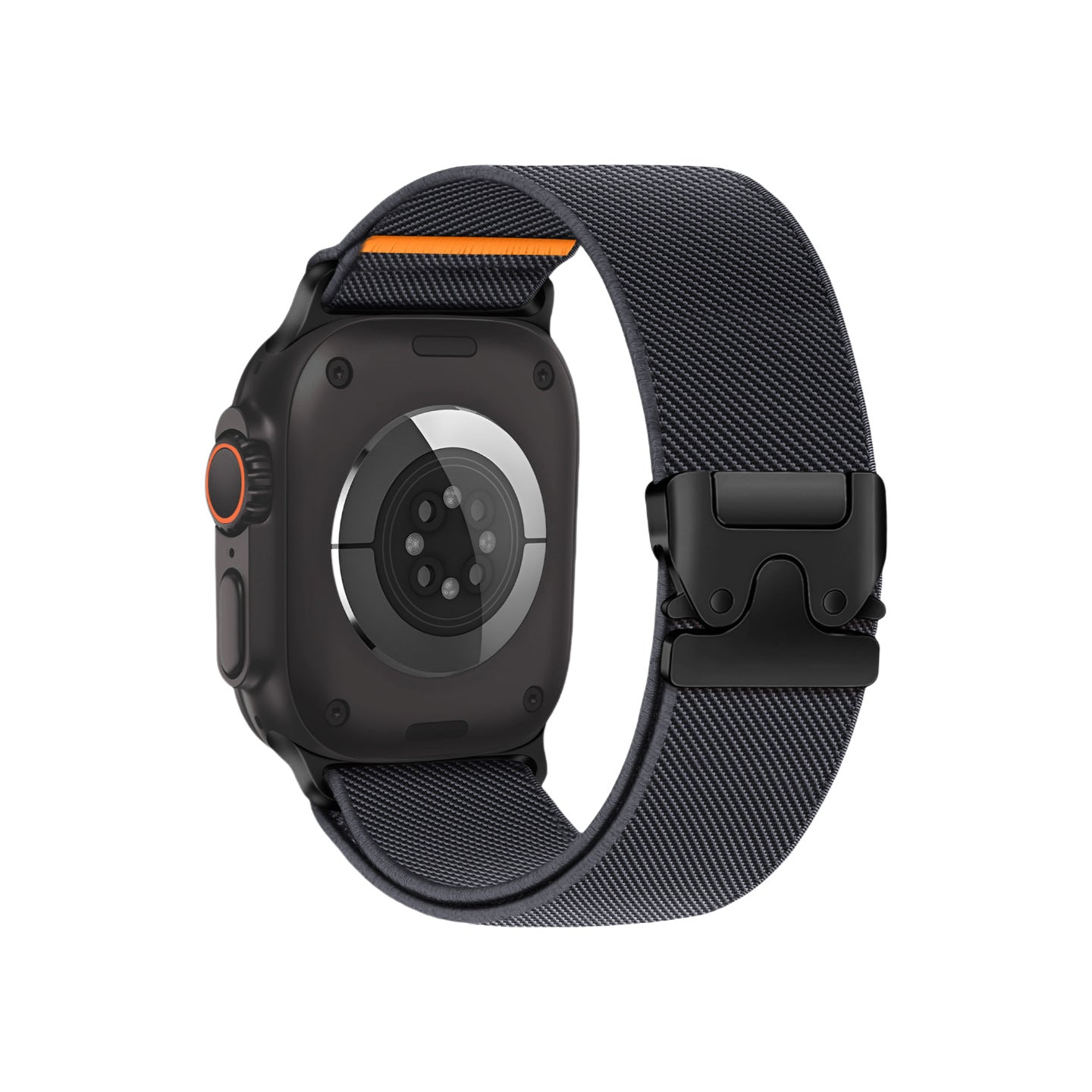 Breathable Elastic Nylon Band with Parachute Clasp for Apple Watch