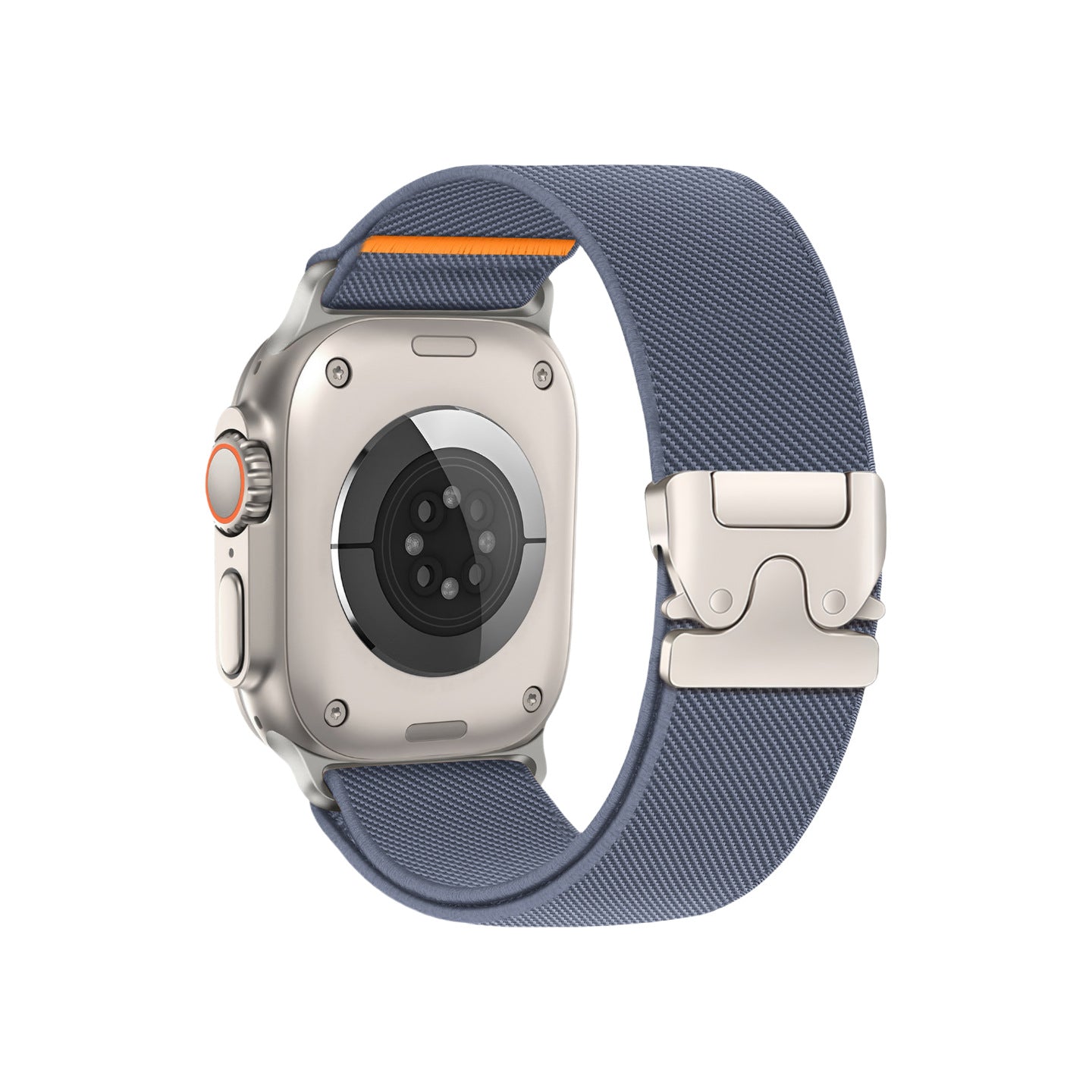 Breathable Elastic Nylon Band with Parachute Clasp for Apple Watch
