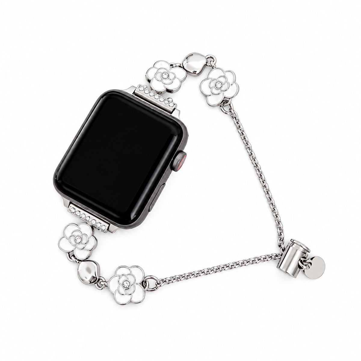 Camellia Bloom Charm Bracelet Band for Apple Watch