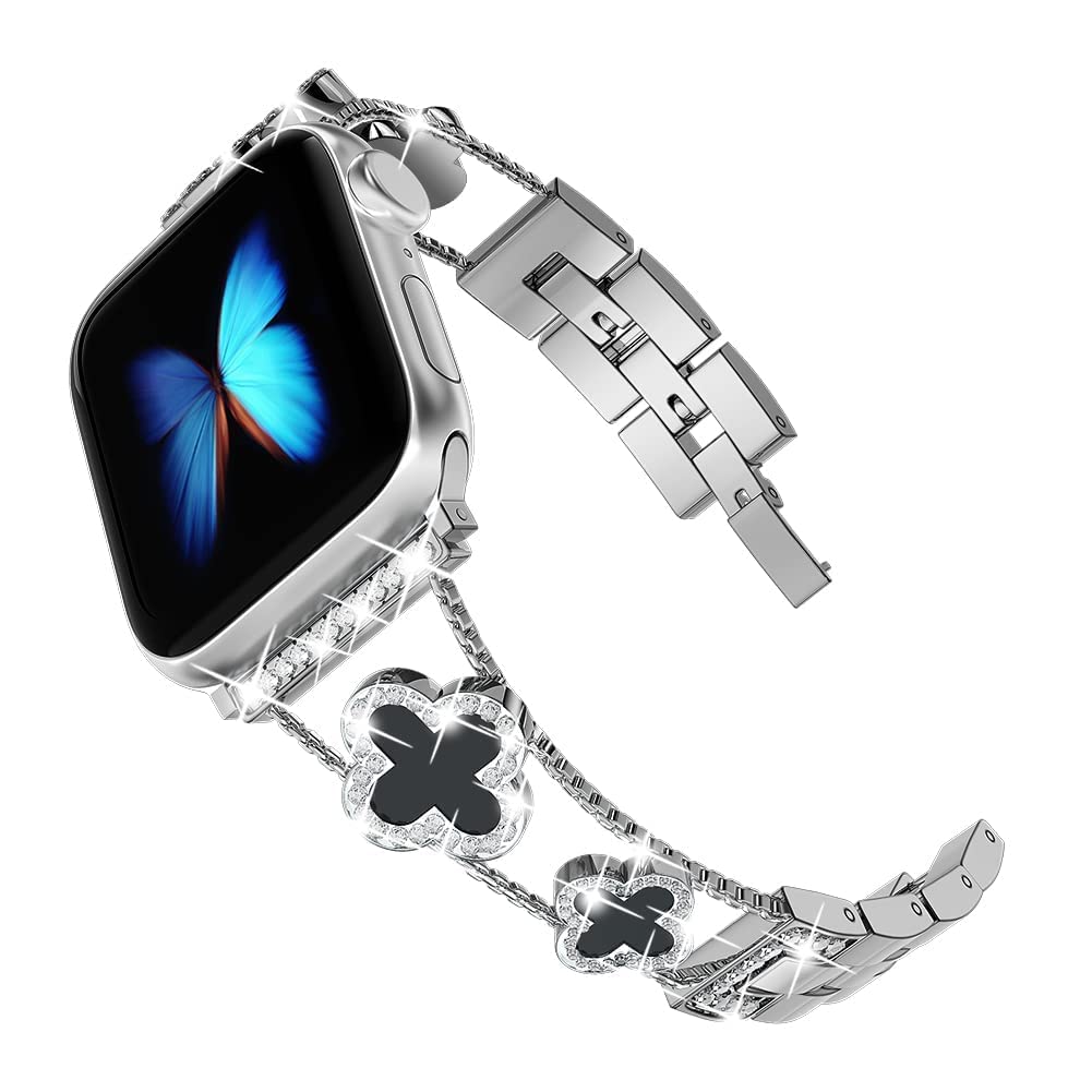 CloverLuxe Diamond Band for Apple Watch.