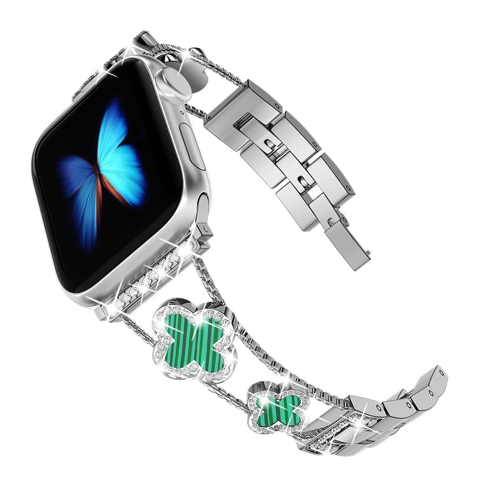 CloverLuxe Diamond Band for Apple Watch.