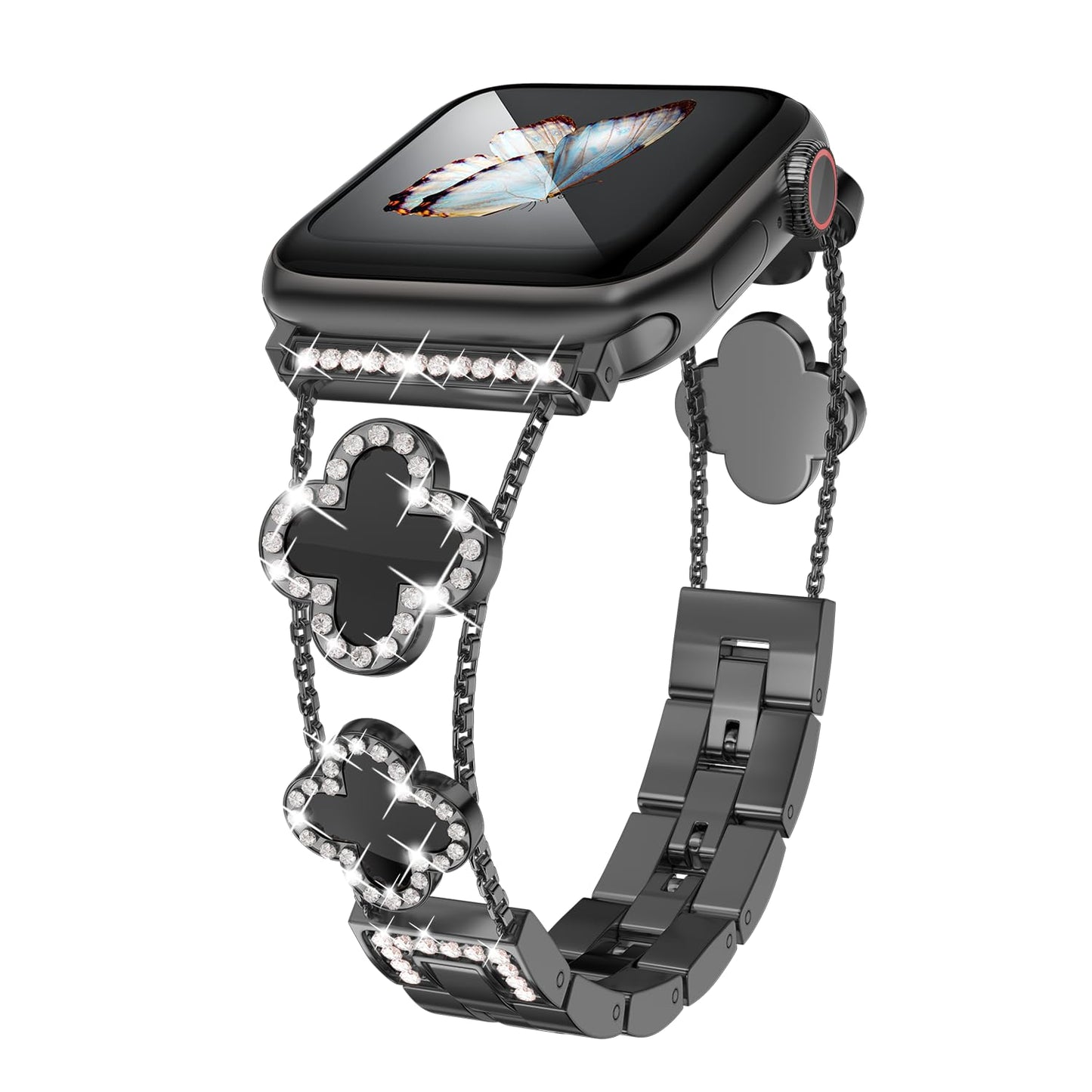 CloverLuxe Diamond Band for Apple Watch.