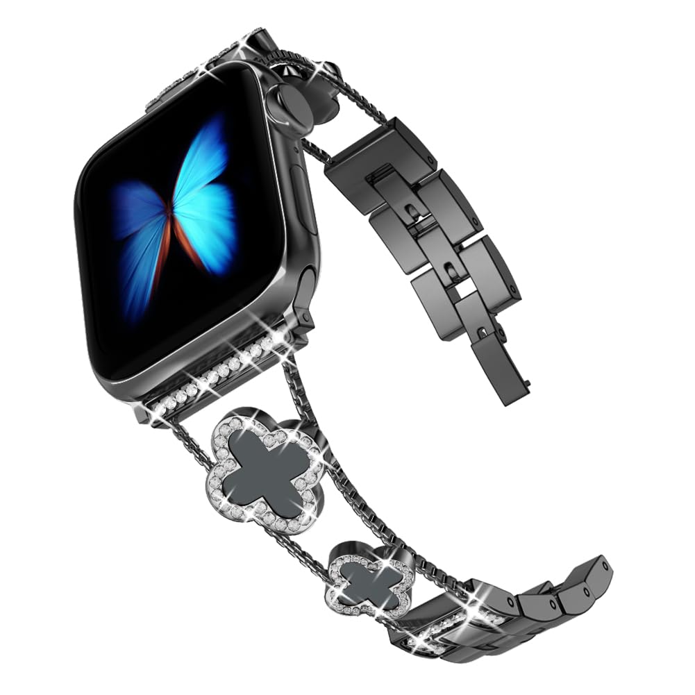 CloverLuxe Diamond Band for Apple Watch.