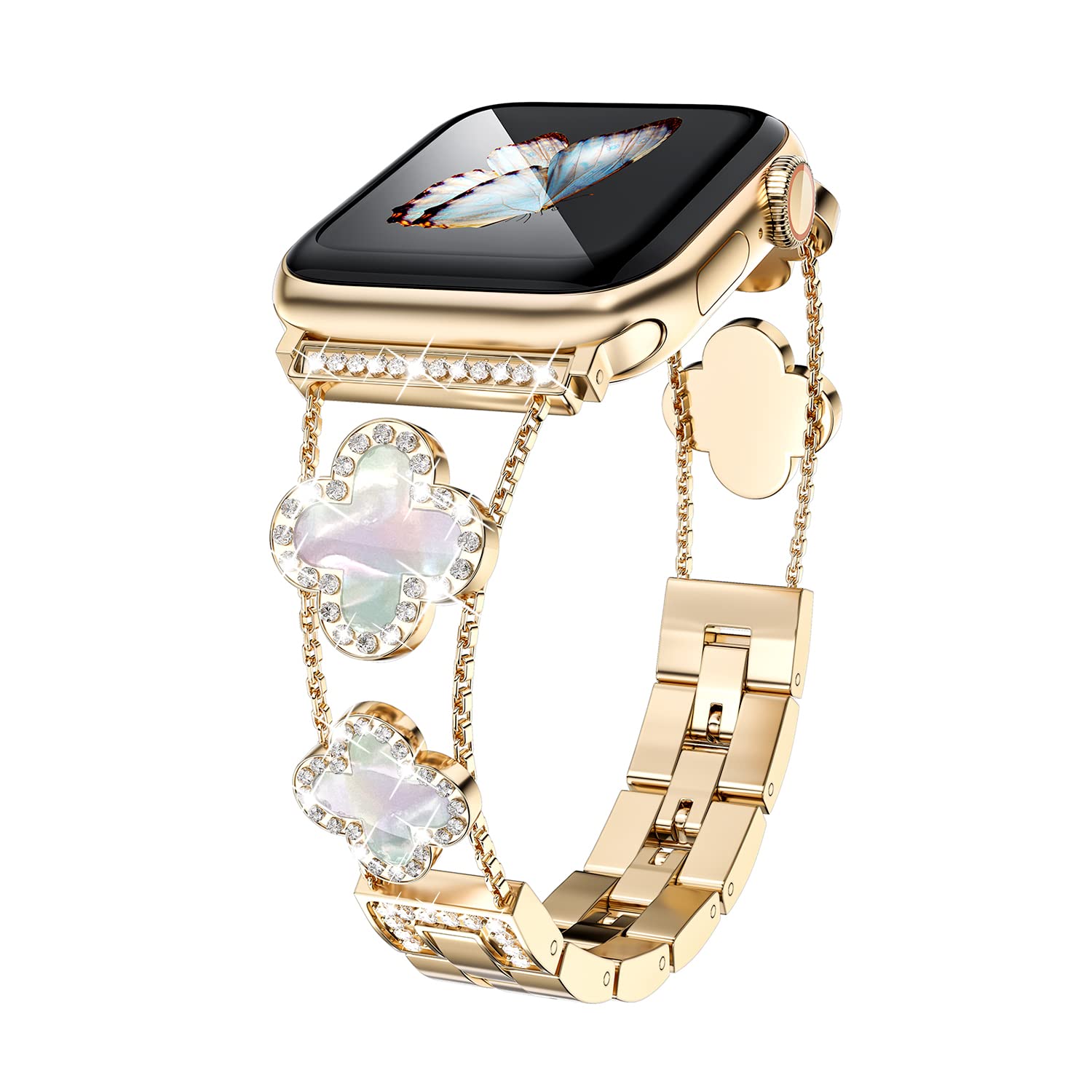 CloverLuxe Diamond Band for Apple Watch.