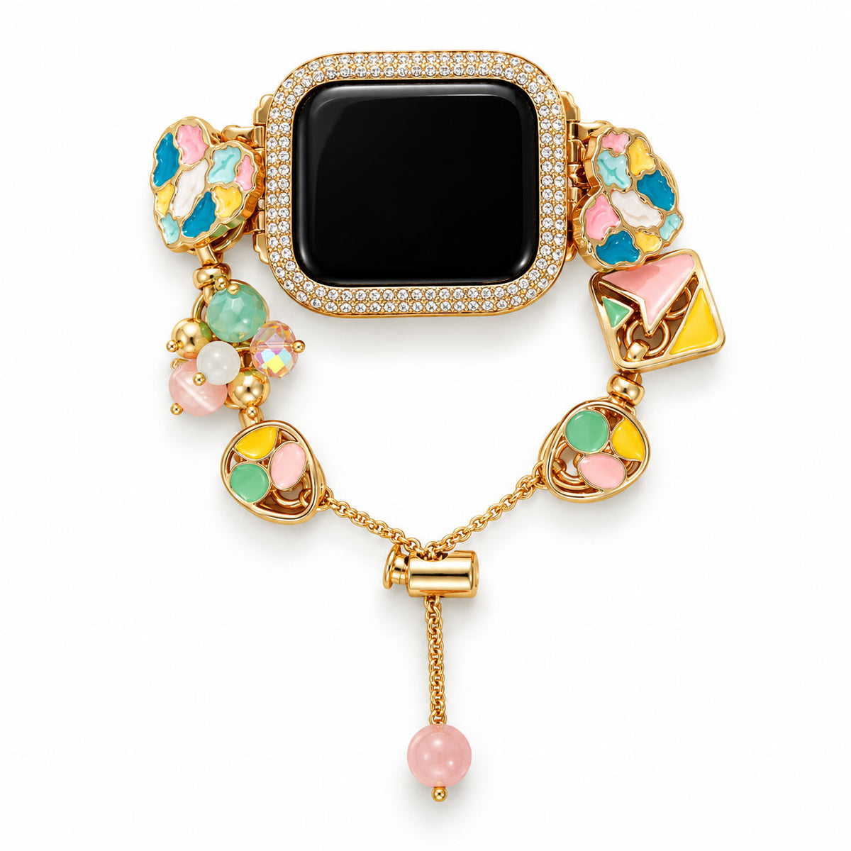 Colorful Heart Charm Bracelet Band for Apple Watch