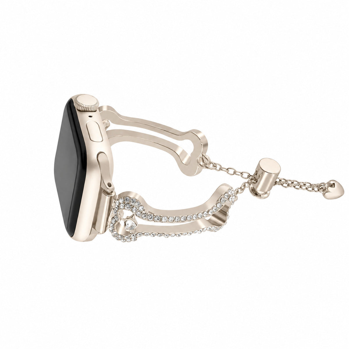Crystal Bone Openwork Bangle Band for Apple Watch