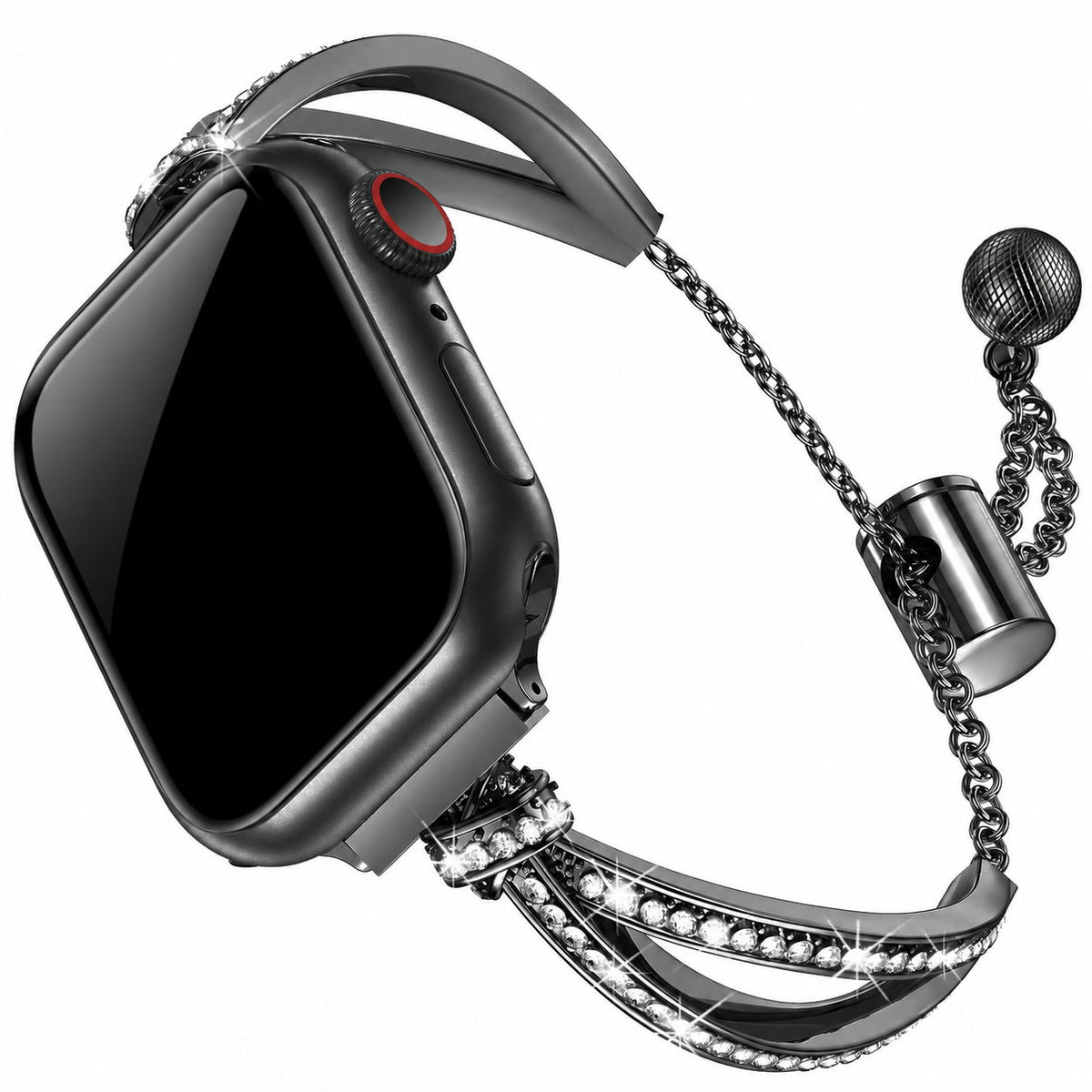 Crystal Twist Openwork Bangle Band for Apple Watch