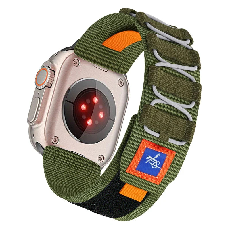 Designer Nylon Woven Band For Apple Watch.