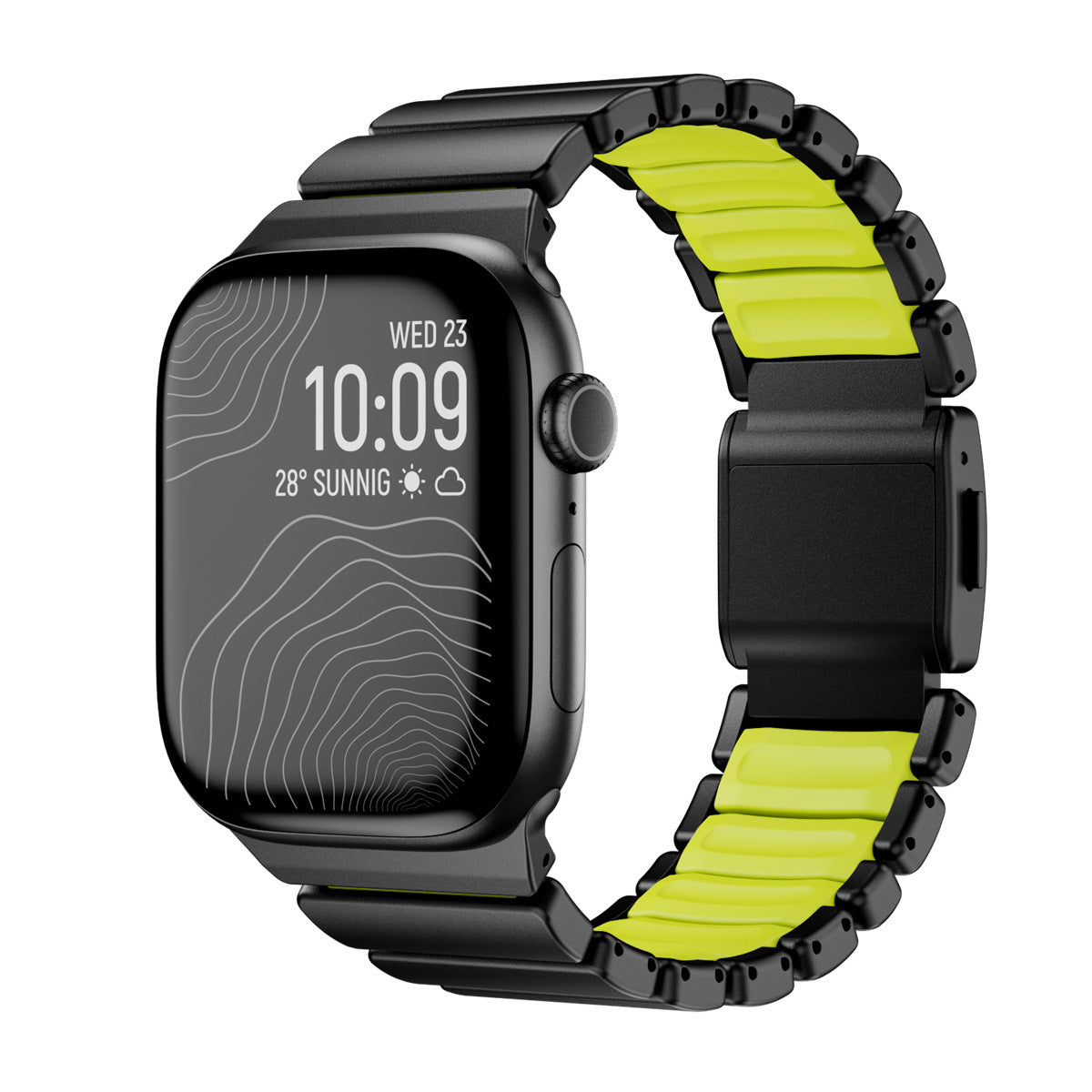 Hybrid Metal & Rubber Band for Apple Watch