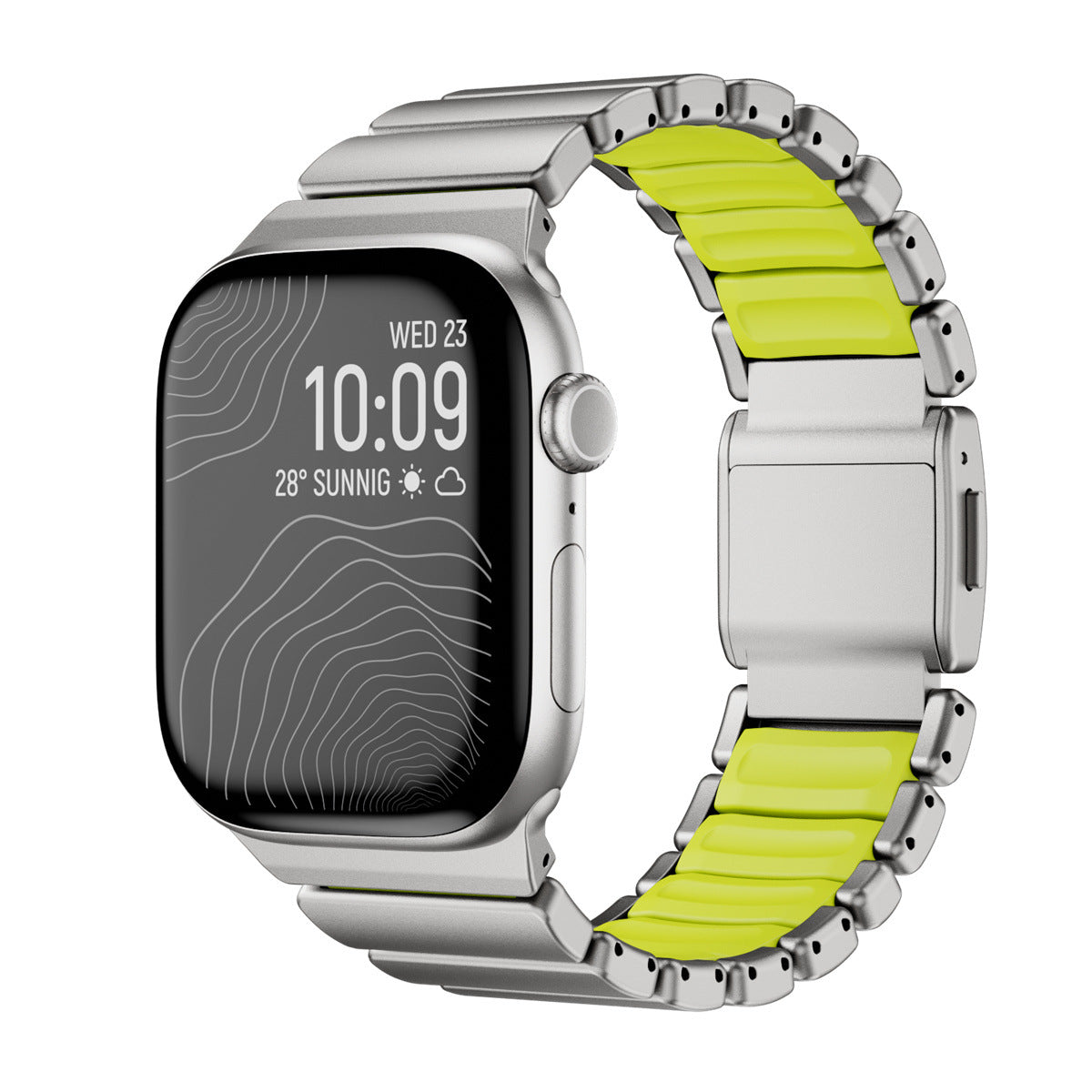 Hybrid Metal & Rubber Band for Apple Watch