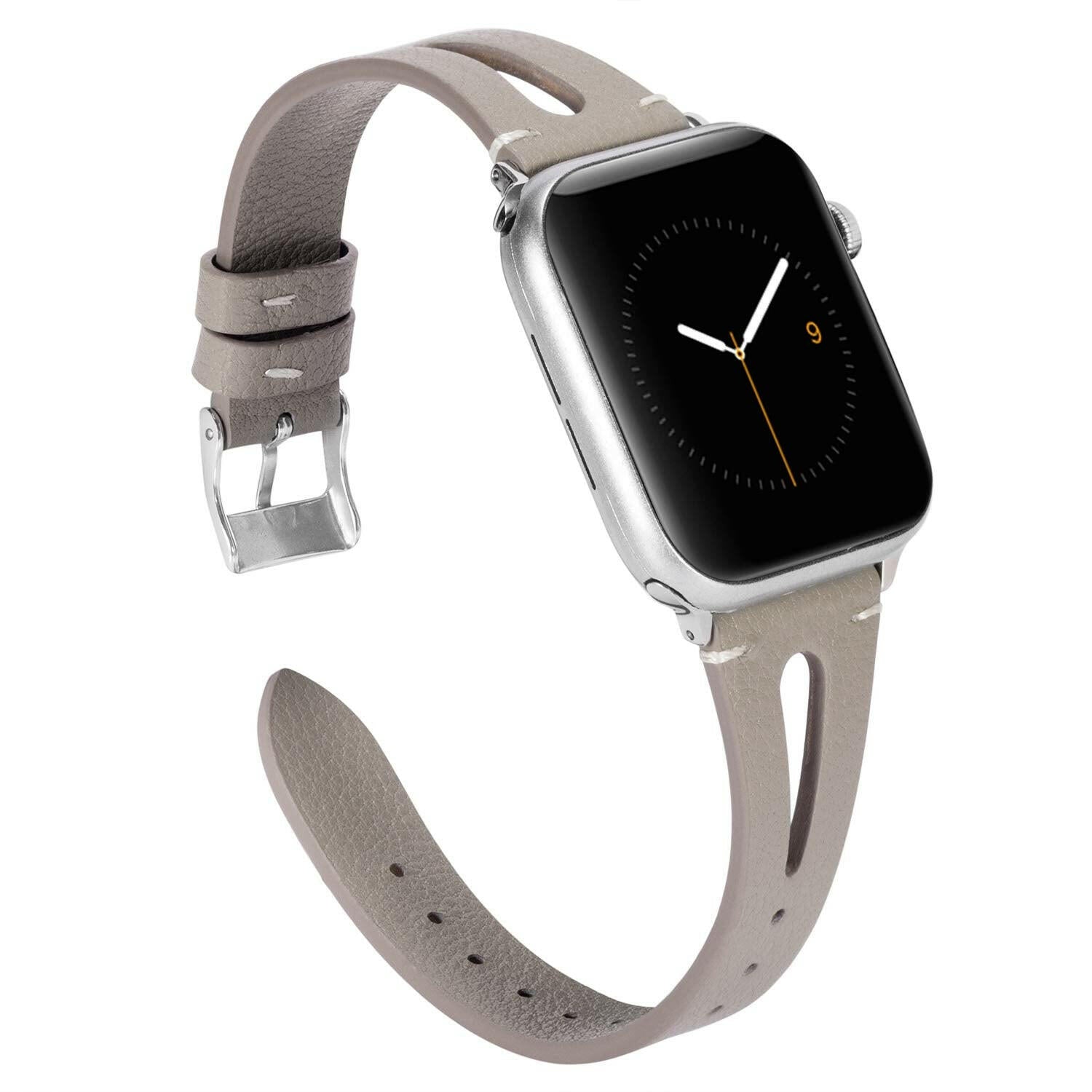 Leather Cutout Band for Women Compatible with Apple Watch.