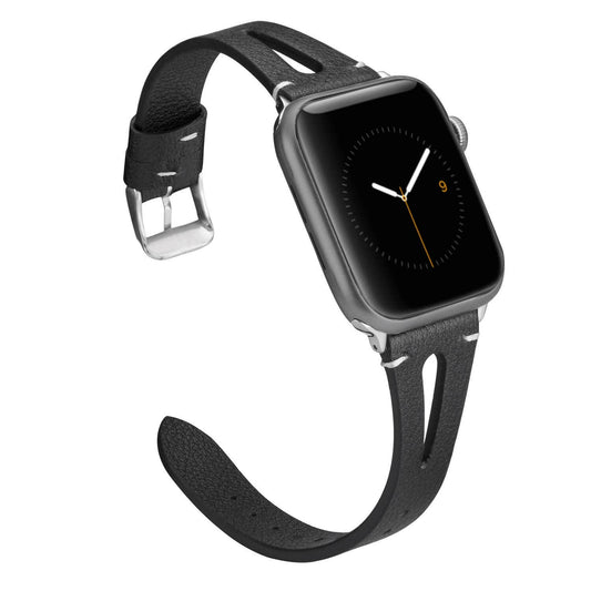 Leather Cutout Band for Women Compatible with Apple Watch.