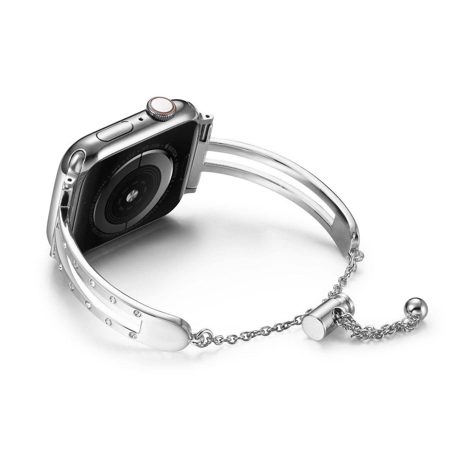 Luxe Crystal Charm Bangle Band for Apple Watch.