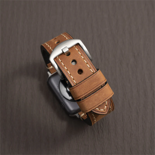 Premium Calf Leather Band for Apple Watch.