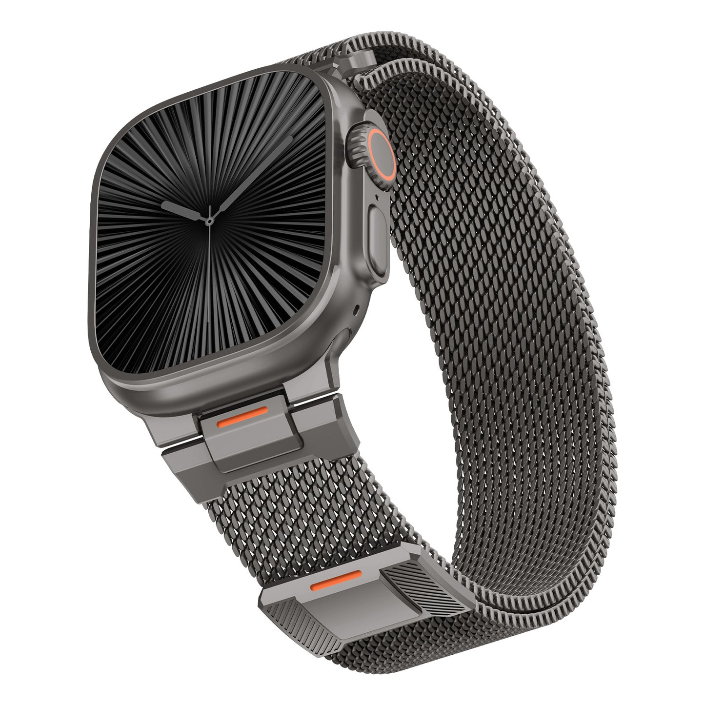 Mechanical Style Magnetic Milanese Band for Apple Watch