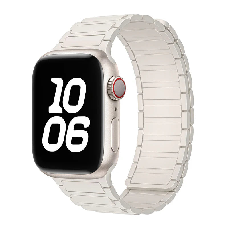 Silicone Magnetic Loop Watch Band For Apple Watch.