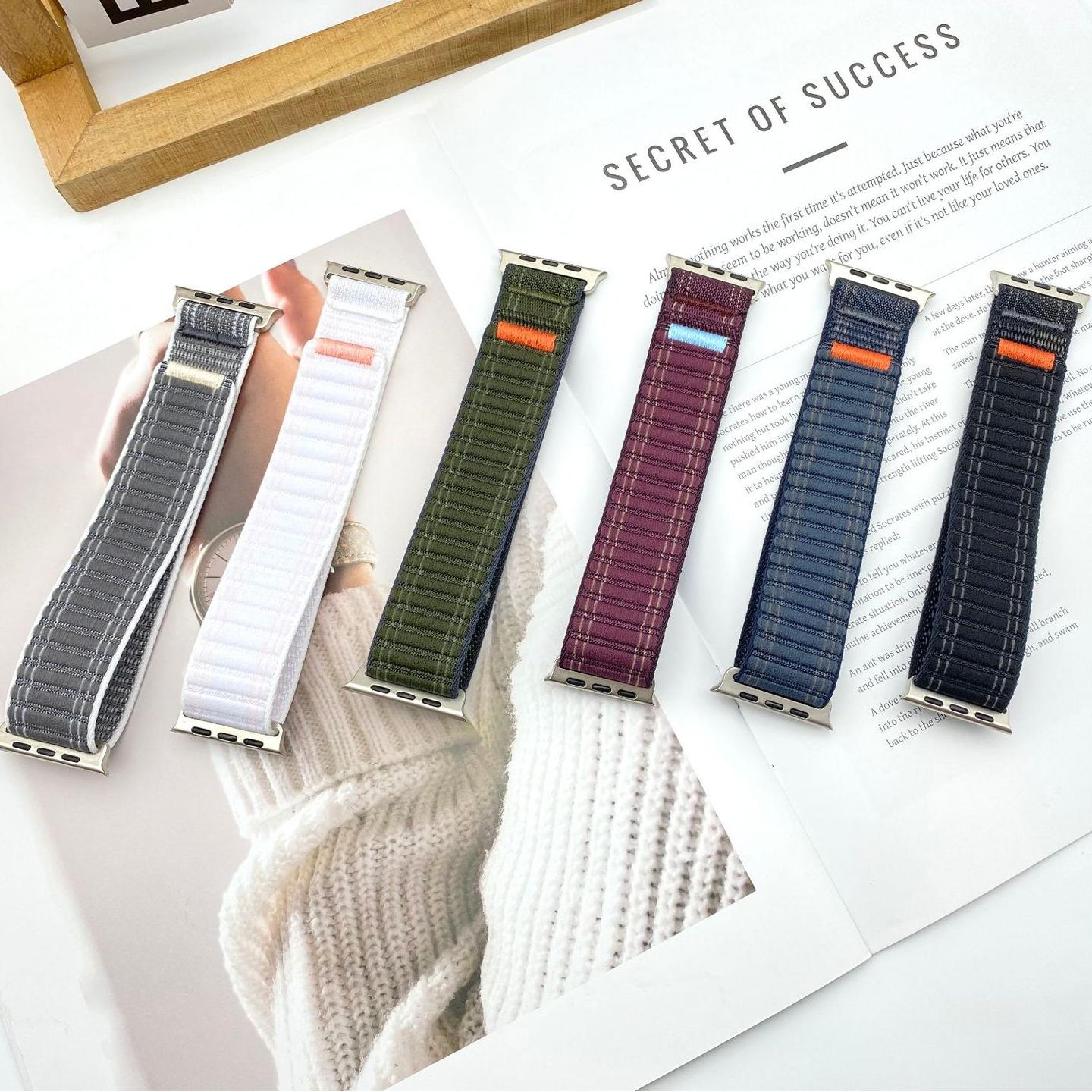 Ocean Wave Nylon Loop Band for Apple Watch