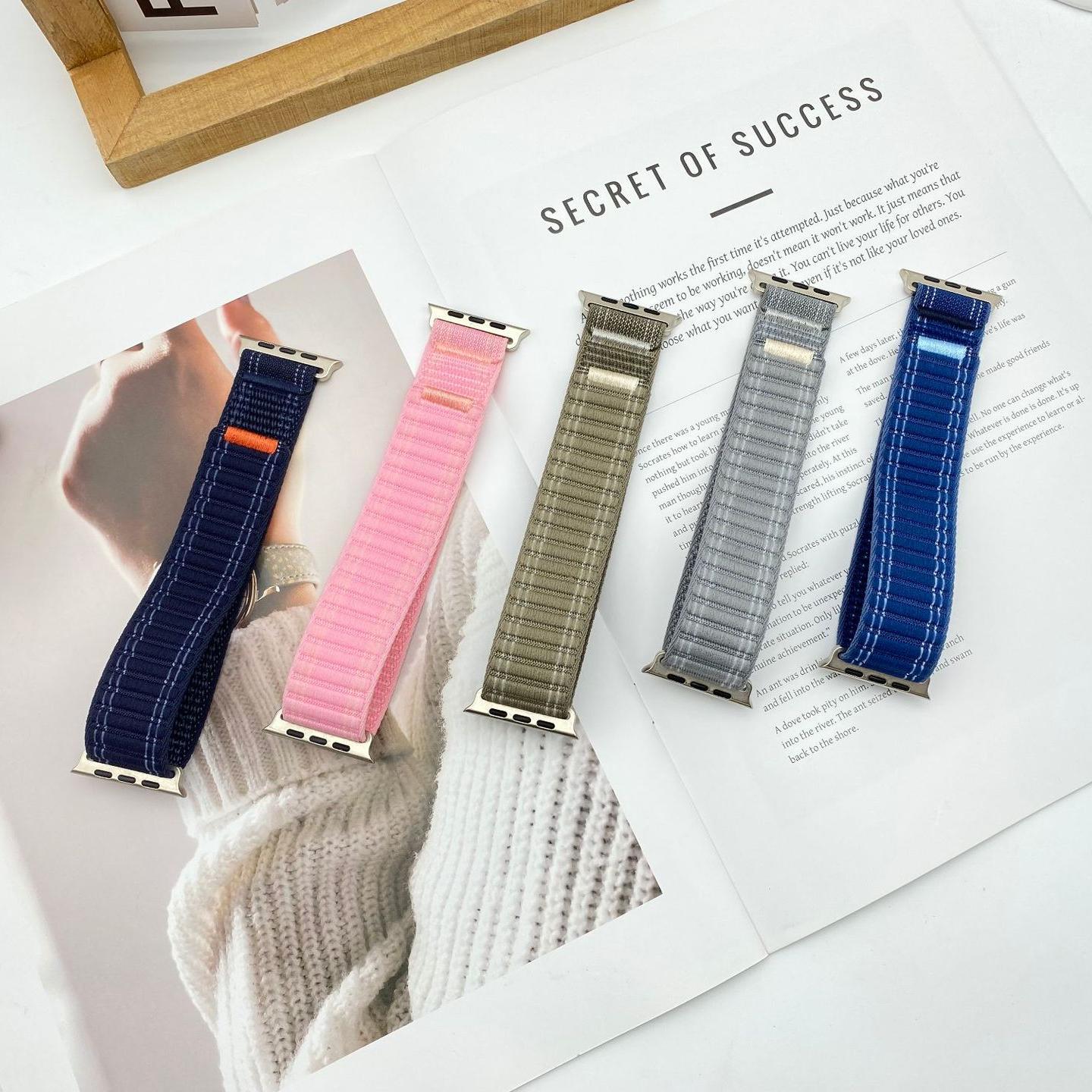 Ocean Wave Nylon Loop Band for Apple Watch