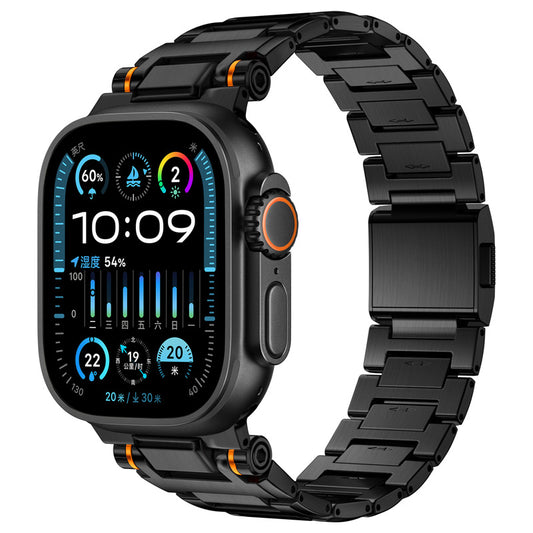 Precision Magnetic Steel Band for Apple Watch – Mechanical Style Design