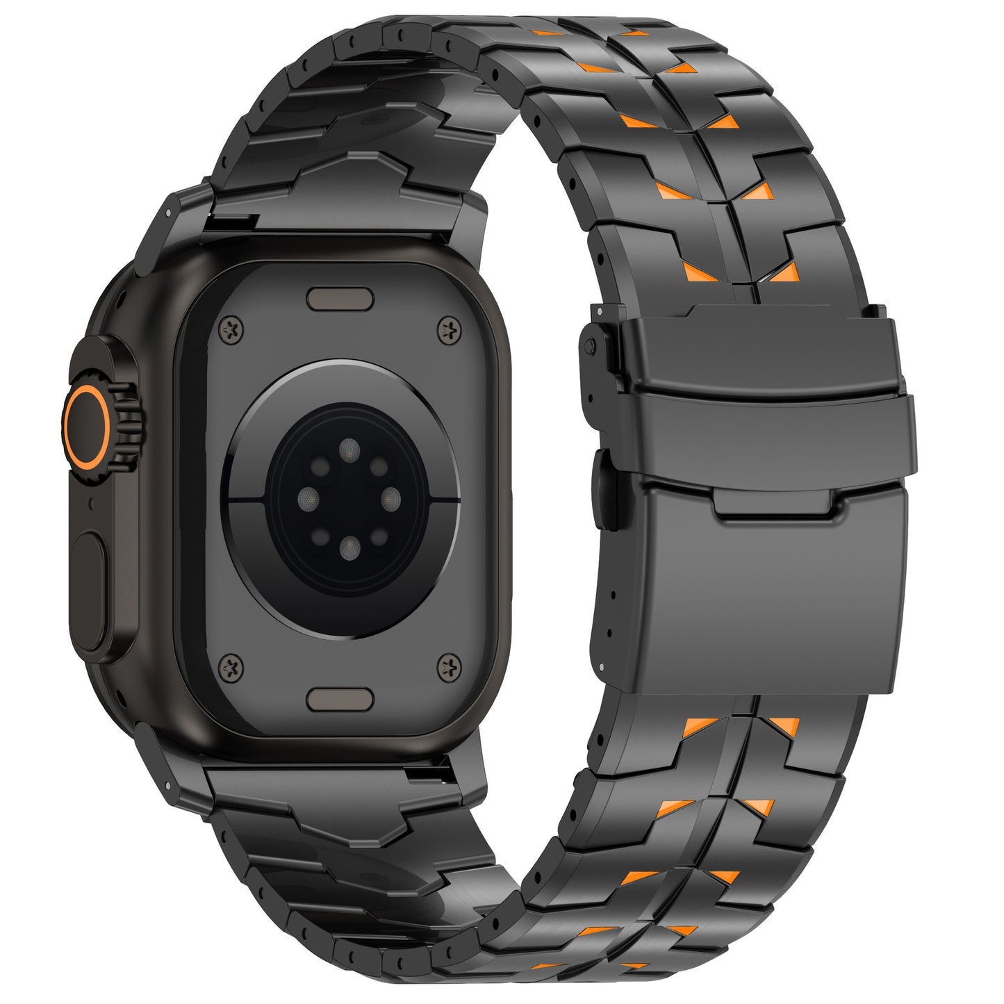 Pure Titanium Safety Clasp Band for Apple Watch – 26mm Wide