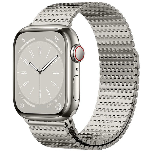 Designer Domino Stainless Steel Magnet Band For Apple Watch.