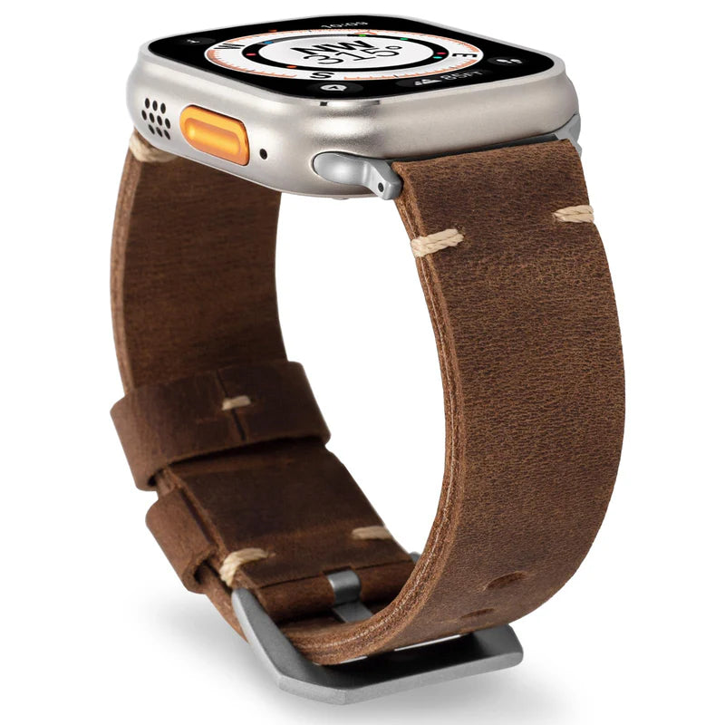 Vintage Leather Band For Apple Watch.