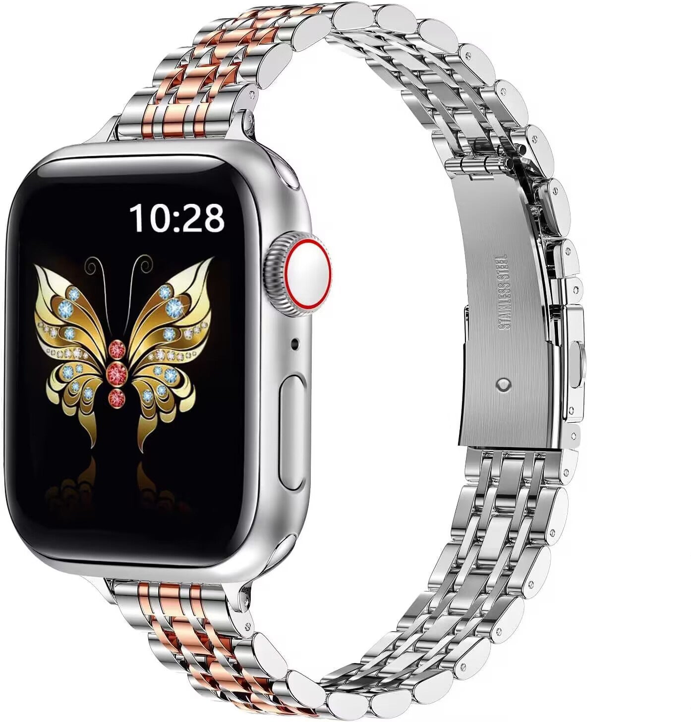 Slim Metal Apple Watch Band.