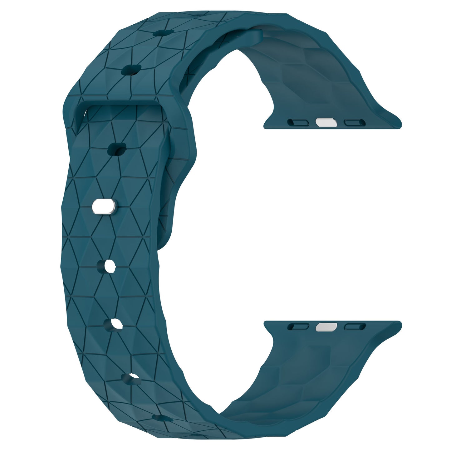 Soccer Pattern Silicone Watch Band for Apple Watch