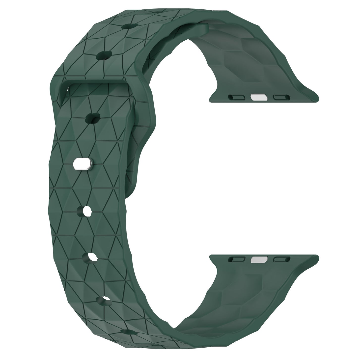 Soccer Pattern Silicone Watch Band for Apple Watch