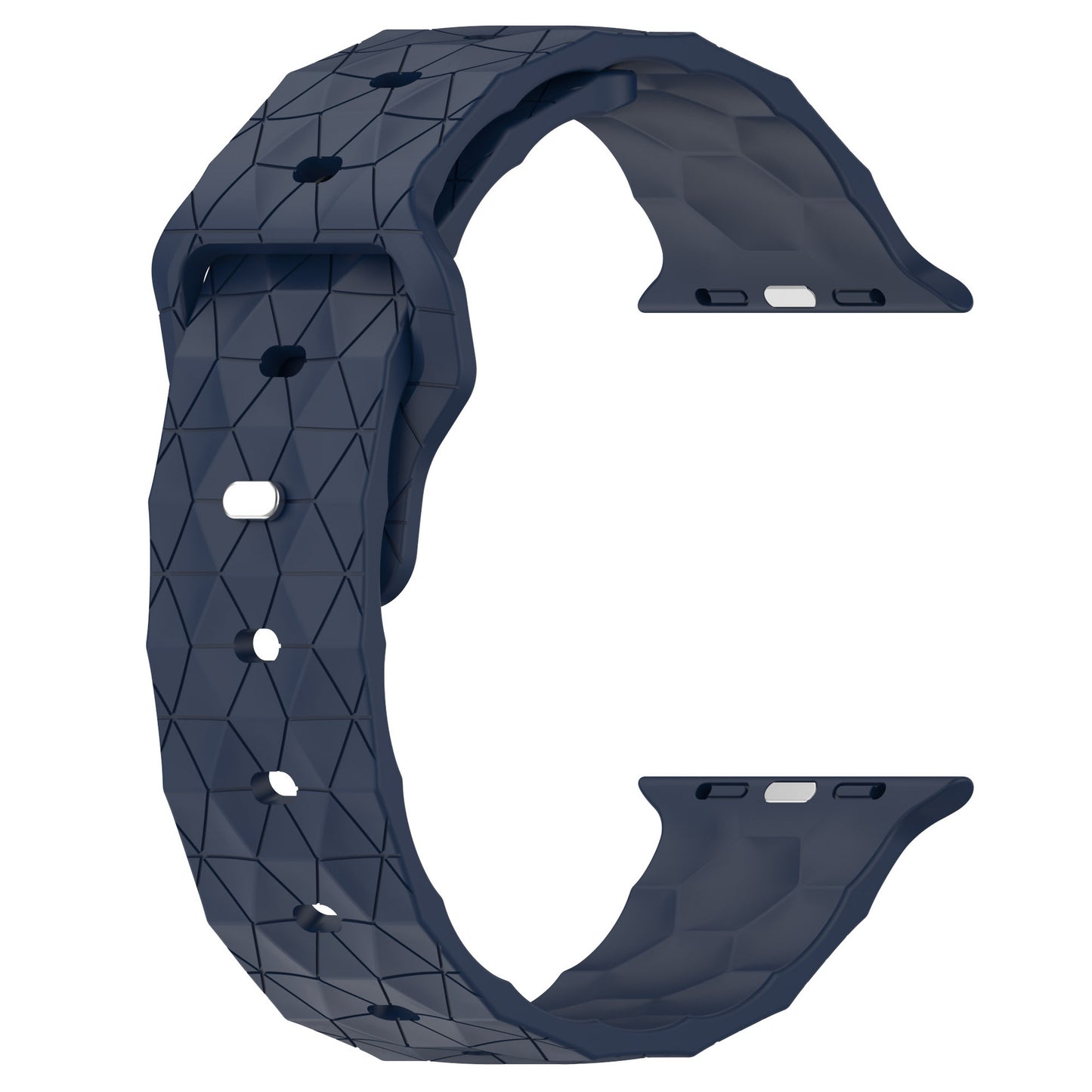 Soccer Pattern Silicone Watch Band for Apple Watch