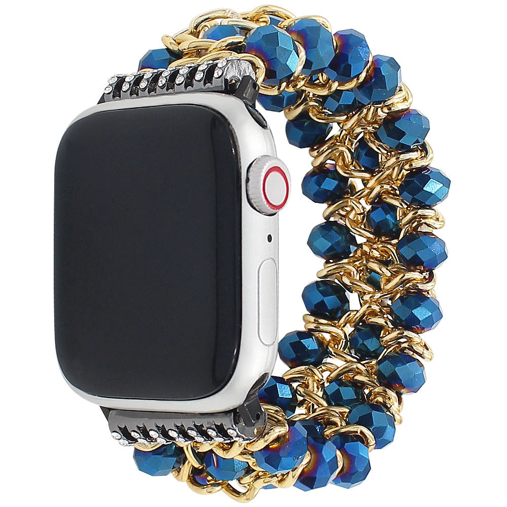 Sparkly Beaded Apple Watch Strap for Women.