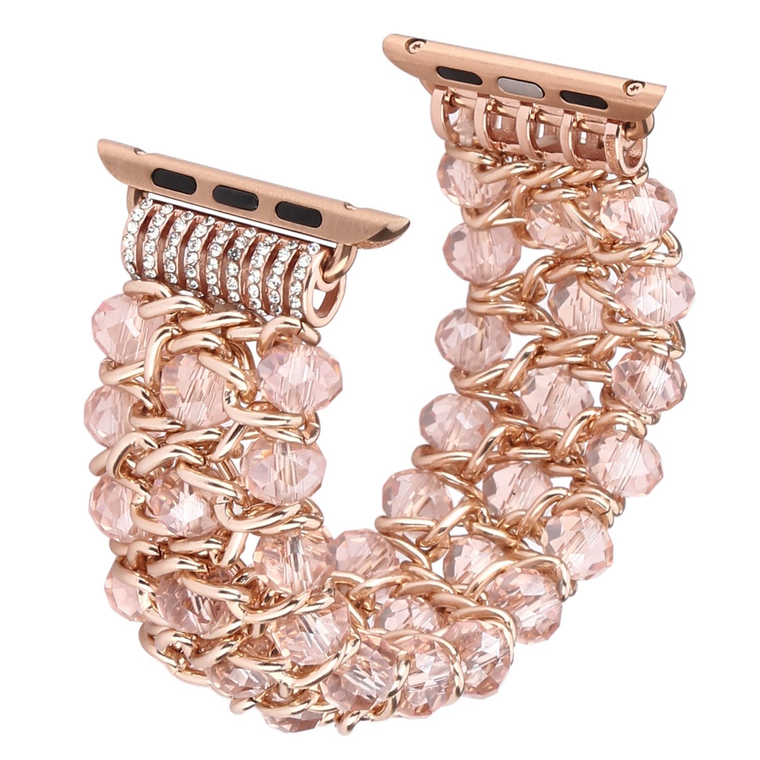 Sparkly Beaded Apple Watch Strap for Women.