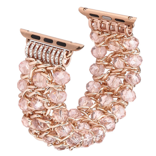 Sparkly Beaded Apple Watch Strap for Women.