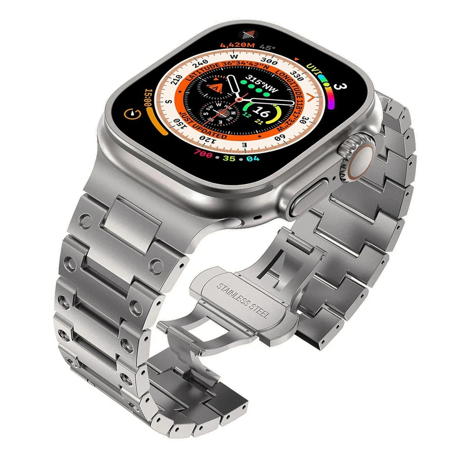 Stainless Steel Bracelet Band for Apple Watch