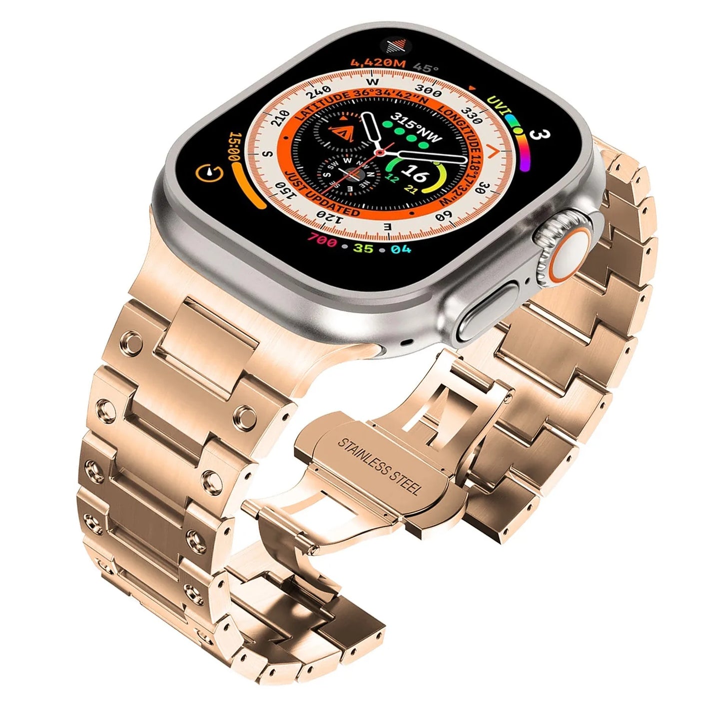 Stainless Steel Bracelet Band for Apple Watch