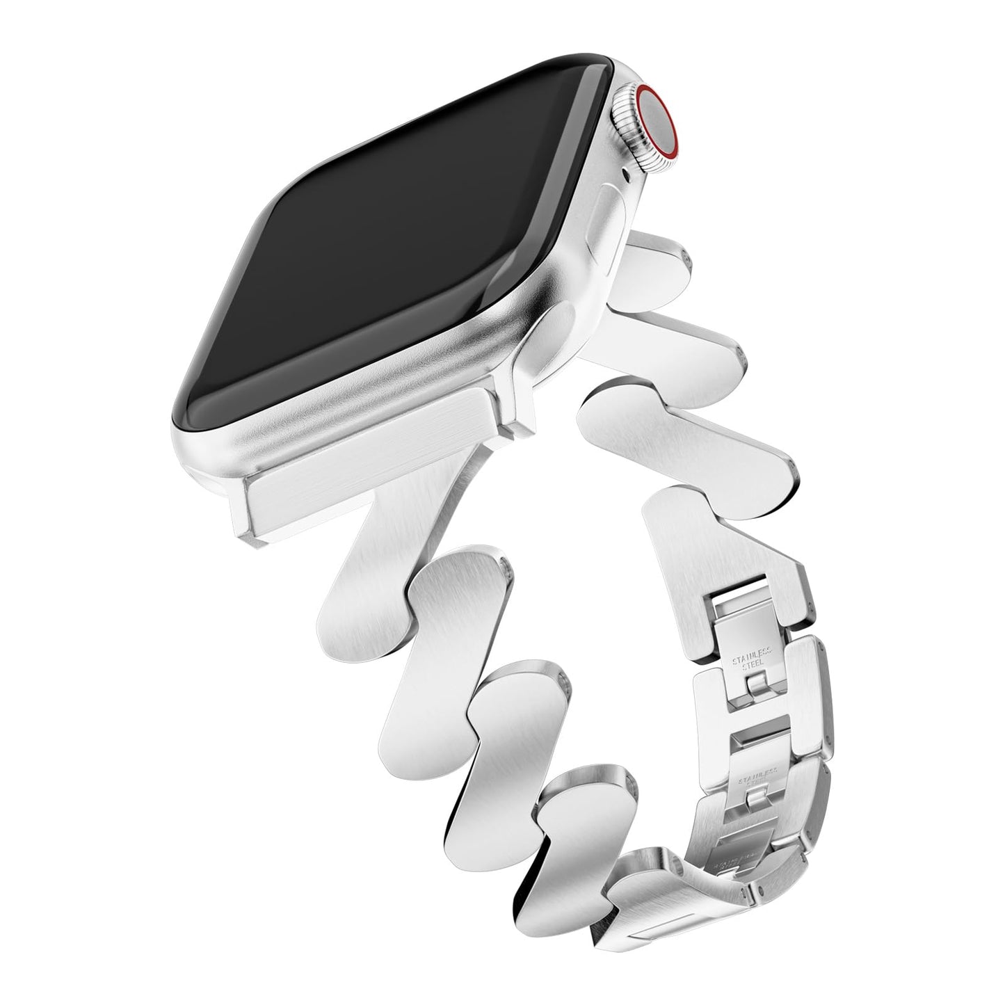Starlight Quicksand Metal Apple Watch Band for Women.