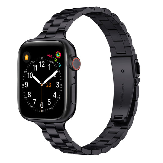 Thin Adjustable Stainless Steel Apple Watch Band for Women.