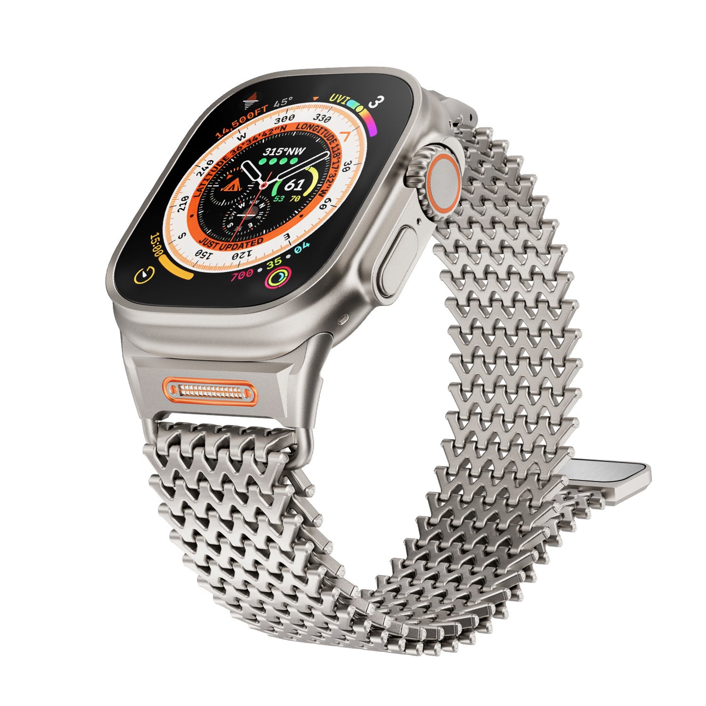 W-Link Stainless Steel Magnetic Band for Apple Watch