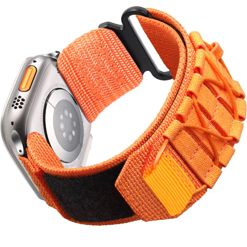 Nylon Canvas Loop Velcro Strap For Apple Watch.
